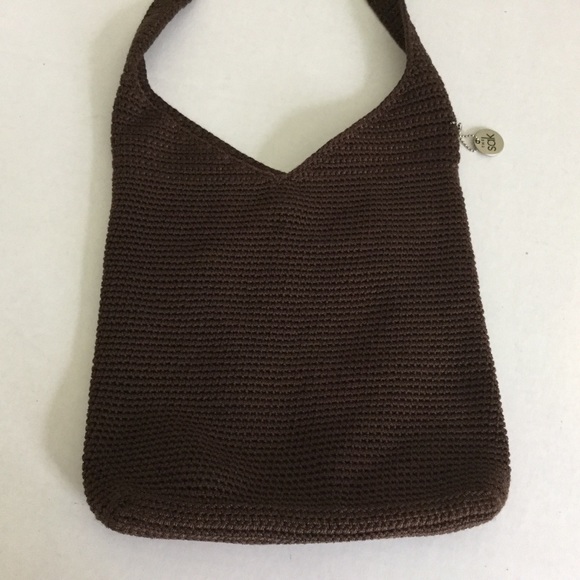 ❤️SOLD❤️THE SAK Brown Macrame Hobo Hippie Shoulder - Picture 2 of 6